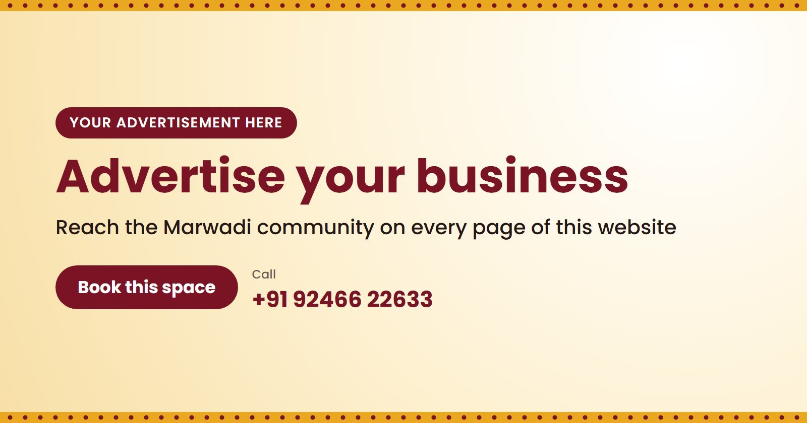Advertise here